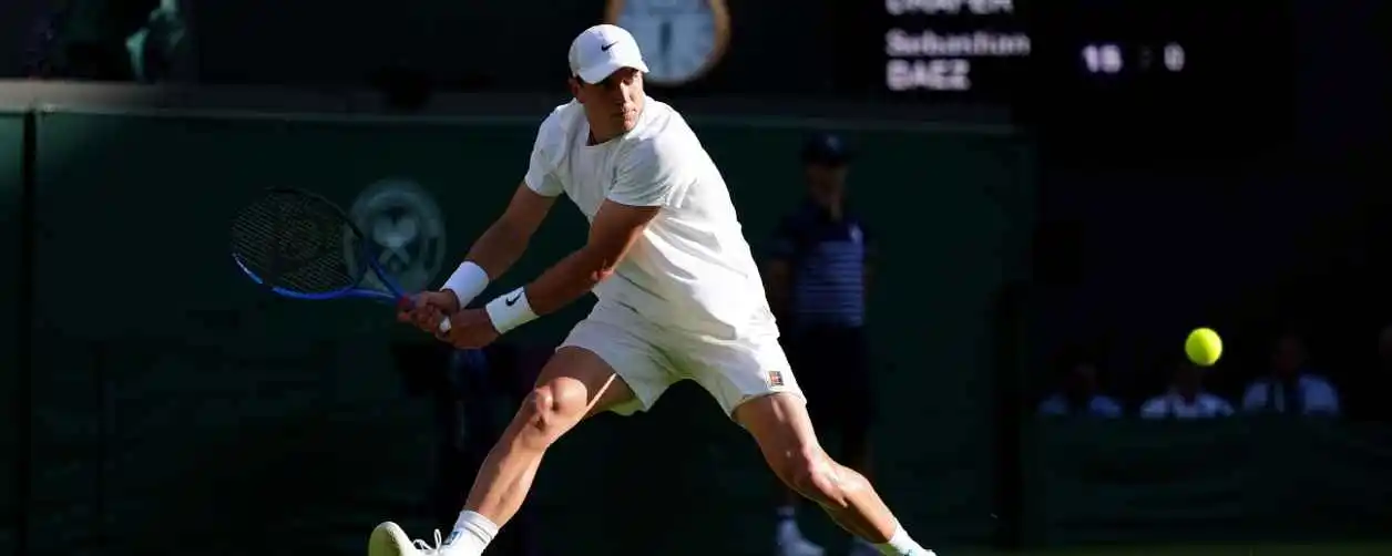 Draper Advances at Wimbledon After Injured Baez Forced to Retire Draper Advances at Wimbledon After Injured Baez Forced to Retire